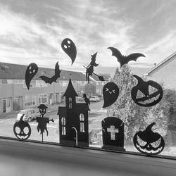 Halloween raamsticker decoratie set | Versiering | Herbruikbaar |
